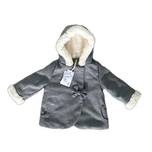 NWT Jessica Simpson Heather Gray Girls Infant Jacket 18M